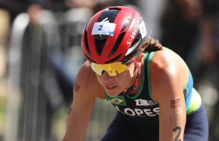 Vittoria Lopes feels the gold, but is left off the podium in the triathlon at the Pan