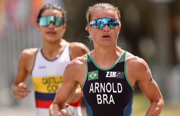 Vittoria Lopes feels the gold, but is left off the podium in the triathlon at the Pan