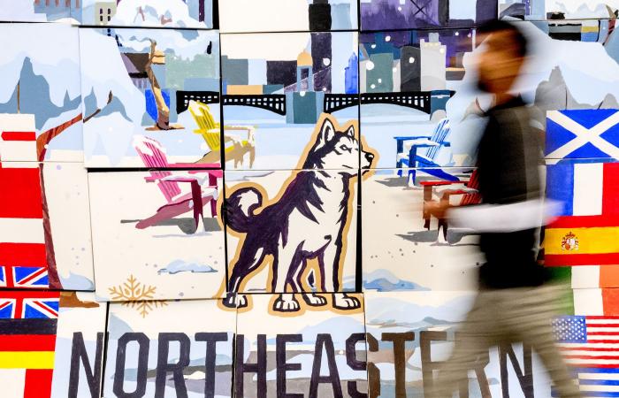 Photos: Paws, art installations and NU vs. Boston Red Sox