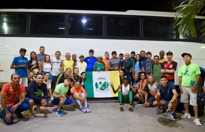 Athletics: Secretary of Sport monitors the departure of more than 40 athletes from Arapiraca to PE