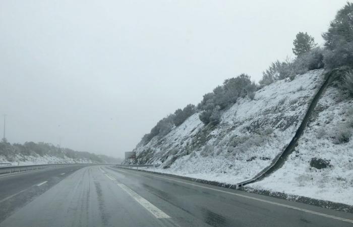 Snow paints several parts of the region white