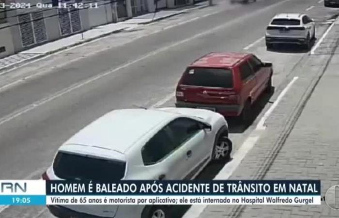 VIDEO: Retired military police officer shoots app driver after traffic accident in Natal | large northern river