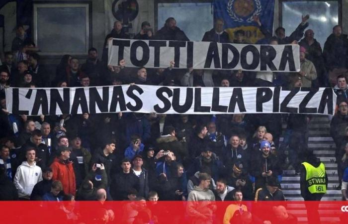 “Totti loves pineapple on his pizza”: Brighton fans respond to Roma ultras after provocation about the queen – Football