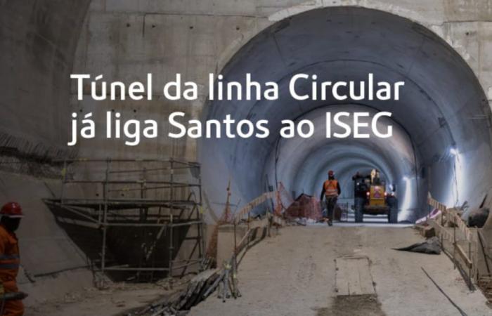 Lisbon Metro Circular line tunnel now connects Santos to Rato