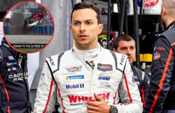 Pipo Derani flies after scary accident at Sebring race, fans shocked.