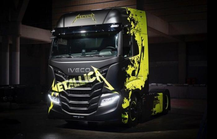 Metallica innovates with exclusive fleet of Iveco s-Way trucks on the M72 tour