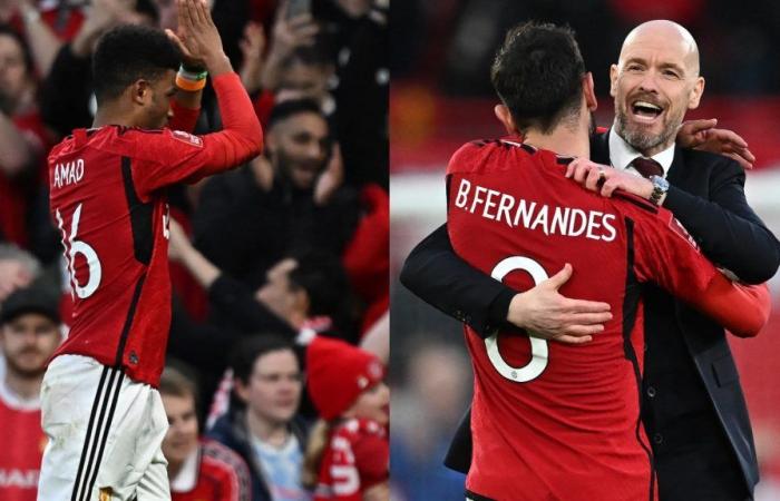 Man Utd player ratings vs Liverpool: Amad Diallo at the death! Super-sub wins FA Cup thriller after Marcus Rashford goes from zero to hero for Erik ten Hag