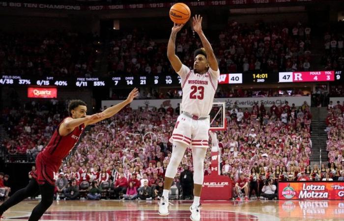 Wisconsin basketball vs James Madison game time set in March Madness