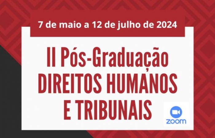 II Postgraduate Course in Human Rights and Courts is open for registration