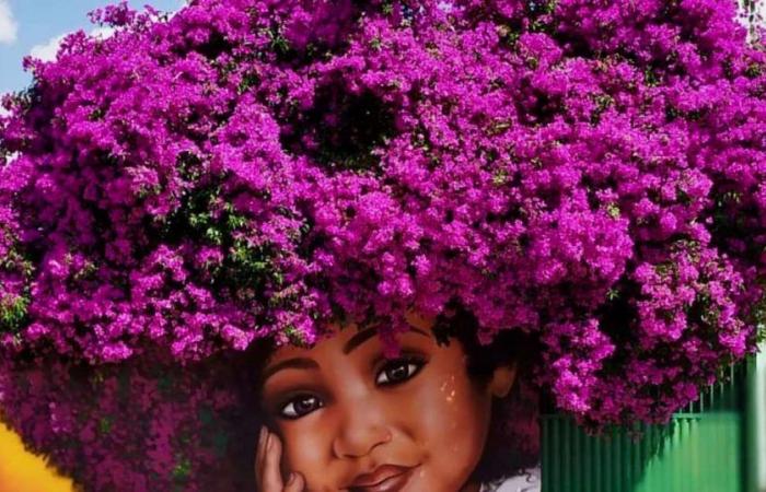 Brazilian creates art using elements of nature and is published by Viola Davis