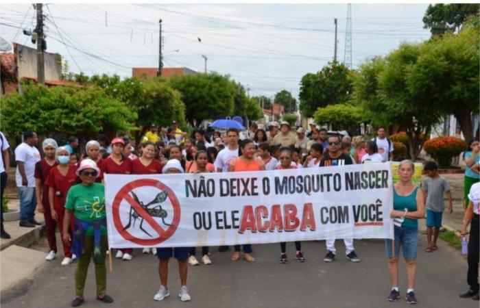 Awareness walk to combat the Aedes aegypti mosquito is held in the Volta Redonda neighborhood