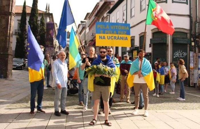 Braga joins a solidarity walk across Ukraine