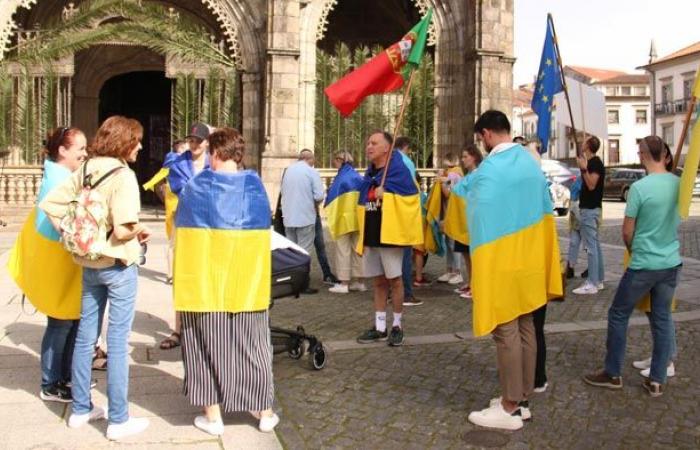 Braga joins a solidarity walk across Ukraine