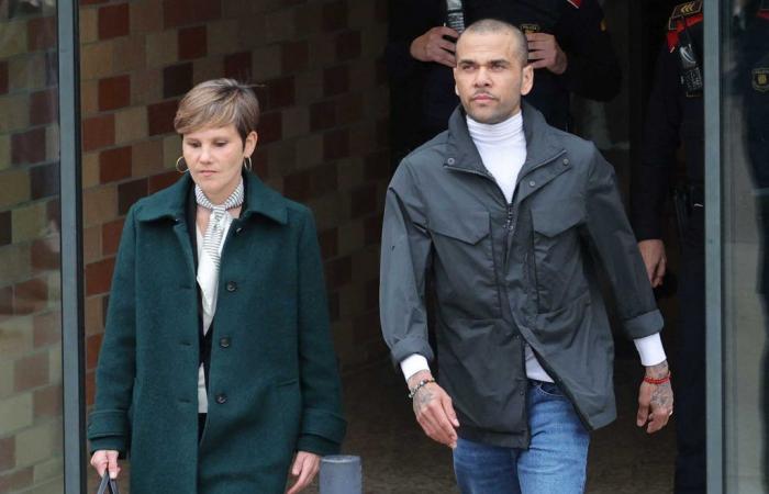 Dani Alves was released from prison after paying a bail of one million euros