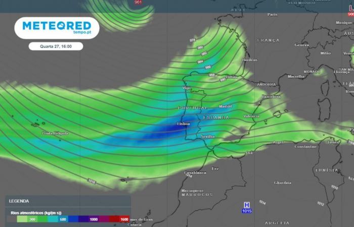 atmospheric river and heavy rain will leave more than 100 mm in these areas