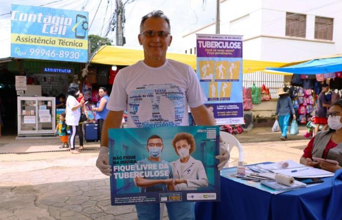 Government of Acre and city halls promote National Mobilization and Fight against Tuberculosis Week