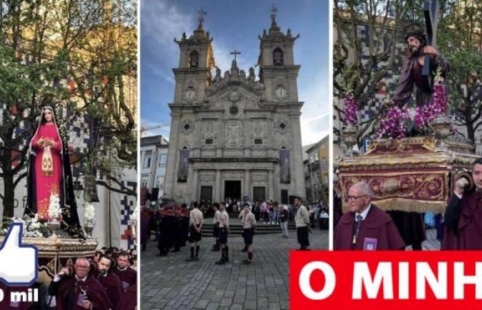 Procession of Passos took to the streets of Braga