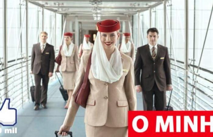 Emirates recruits again in Braga. Offers accommodation in Dubai and salary above 2,700