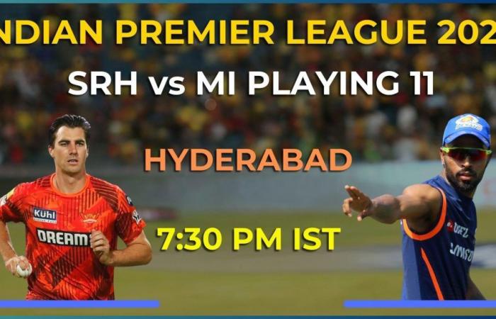 IPL 2024 today’s match: SRH vs MI Playing 11, live match time, streaming | IPL 2024 News
