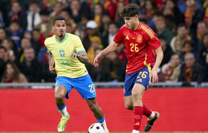 Galeno makes the difference in the electrifying draw between Spain and Brazil
