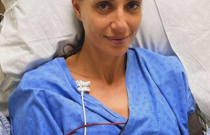 Camila Pitanga posts photo at the hospital and reveals diagnosis of asymptomatic pneumonia