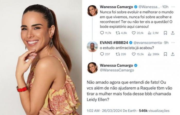 Wanessa Camargo comments on the fight between Bin and Davi on BBB and says: ‘Never doubt who you are’