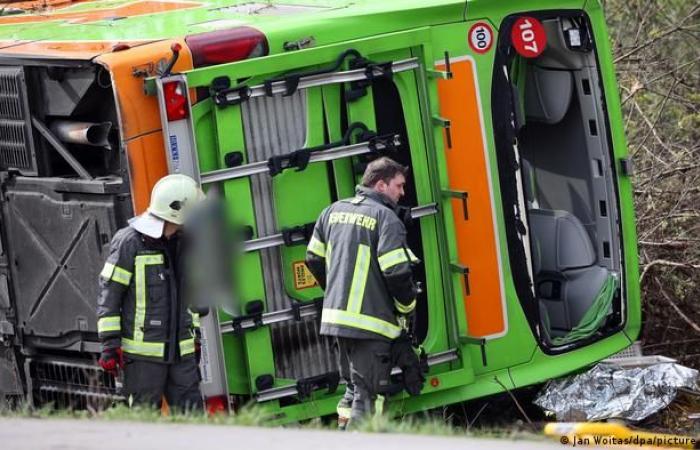 Flixbus bus accident leaves at least five dead in Germany