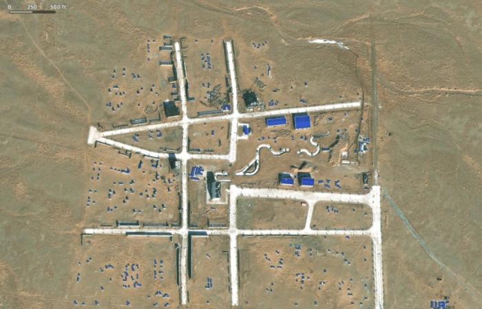 Satellite Images Reveal Chinese Military’s Mock Targets in Desert