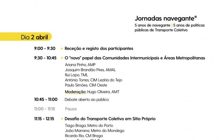 a conference on metropolitan mobility in Lisbon
