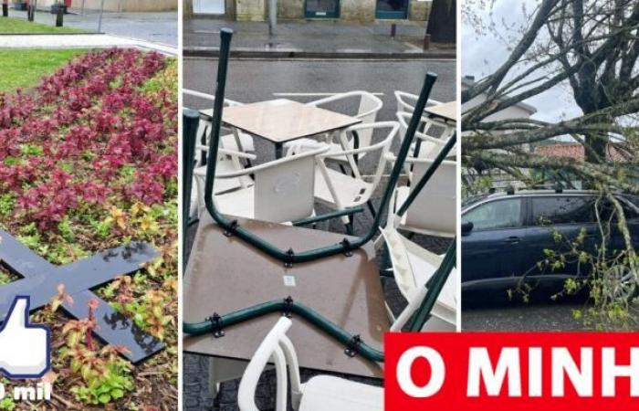 ‘Lightning’ gale turns terraces, knocks down trees and even an Easter cross in Viana