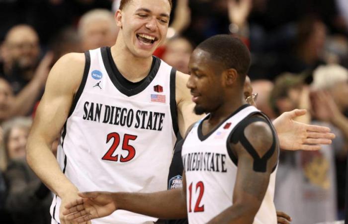 How to watch today’s San Diego State vs. UConn men’s NCAA March Madness Sweet 16 game: Livestream options, more