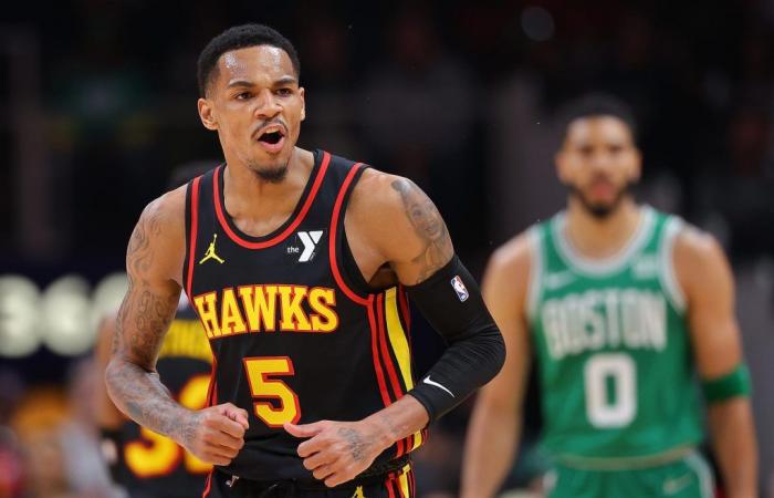 Hawks’ Dejounte Murray Amazes NBA Fans vs. Celtics with 44 Points and Game-Winner