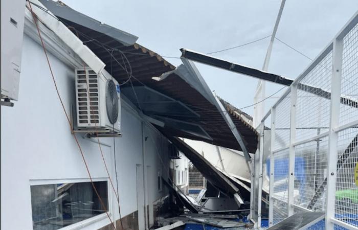 Tornado destroys Manuel Fernandes’ son’s sports space