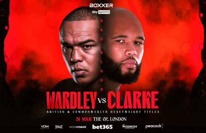 WARDLEY vs CLARKE – 31 March 2024, The O2, London