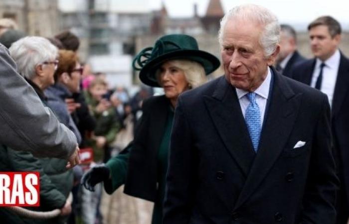 Charles III’s body language at Easter Mass