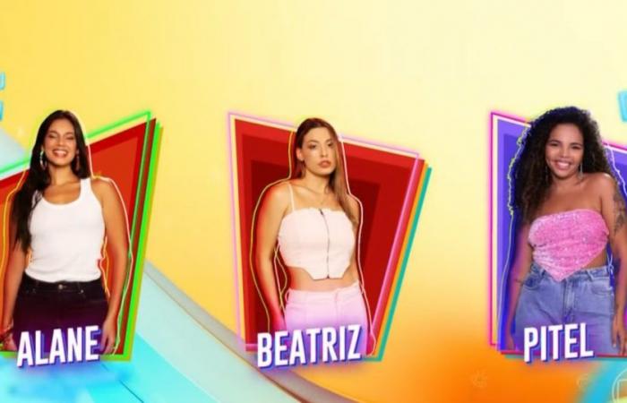 BBB 24 wall today: Alane, Beatriz and Pitel; How it was and who voted for who