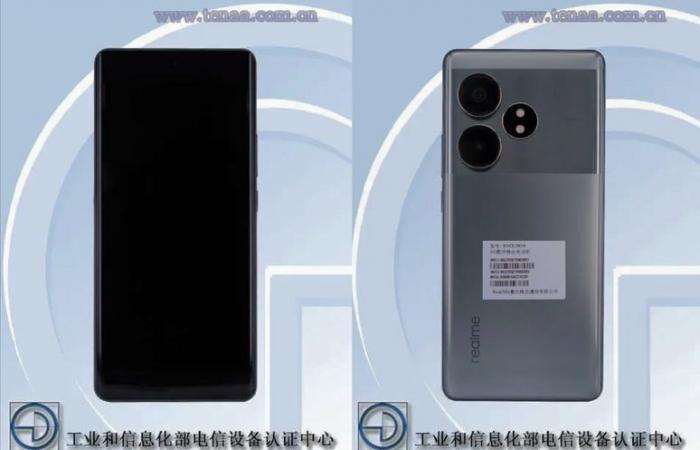 Realme GT Neo 6 SE has a design revealed in certification with 16 GB of RAM