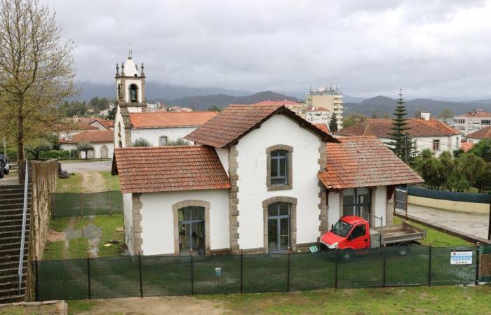 Interpretive center of the Vale Vouga Line begins to take shape in Oliveira de Frades
