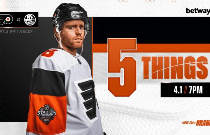 5 Things: Flyers vs. Islanders