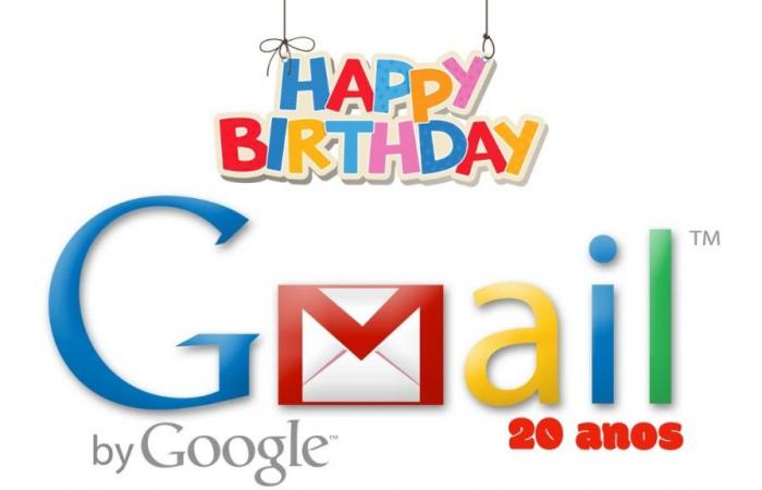Gmail turns 20. Congratulations!