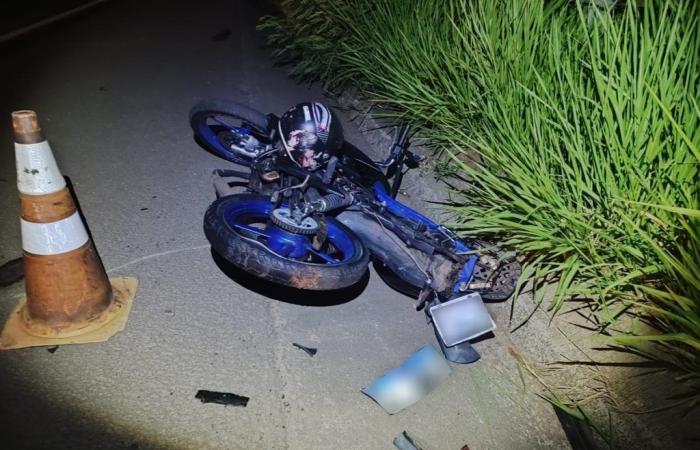 Motorcyclist dies after traffic accident on Rodovia Assis Chateaubriand, in Pirapozinho | Presidente Prudente and Region