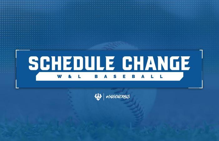 Baseball Game vs Mary Baldwin Canceled