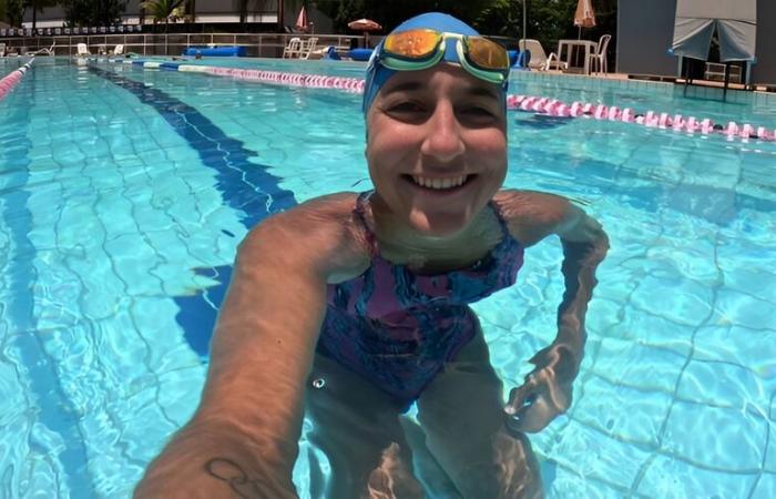 VIDEO: Luisa Baptista is discharged from hospital three months after suffering an accident while training