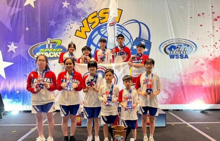 Taiwan wins 17 golds at 2024 World Sport Stacking Championships