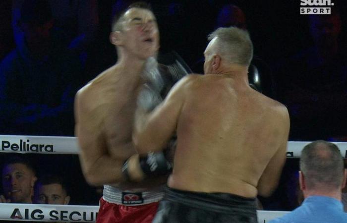 Kane Cornes boxing match vs Nathan Brown video, highlights, live updates, results, Anthony Rocca KOs Corey McKernan