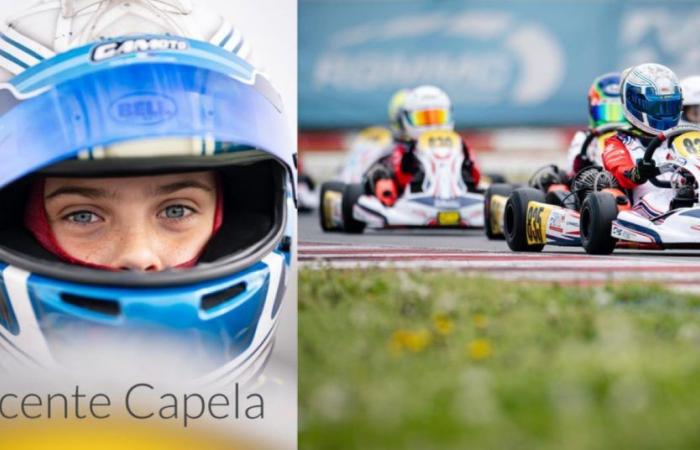 Vicente Capela de Beja in Italian Karting: Promise from Alentejo approaches the Top-5 in Champions of the Future Academy.