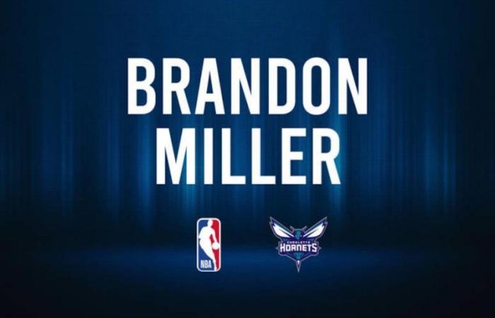 Brandon Miller NBA Preview vs. the Trail Blazers