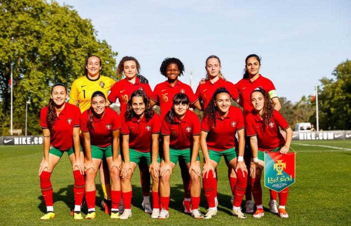 Portugal draws in its debut in the Elite Round of the women’s under-19 Euro