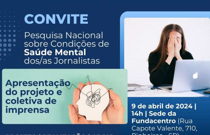 FENAJ and Fundacentro launch research on journalists’ mental health