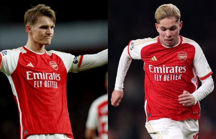 Arsenal player ratings vs Luton Town: Martin Odegaard leads Gunners back to the Premier League summit as Emile Smith Rowe offers reminder of his talents